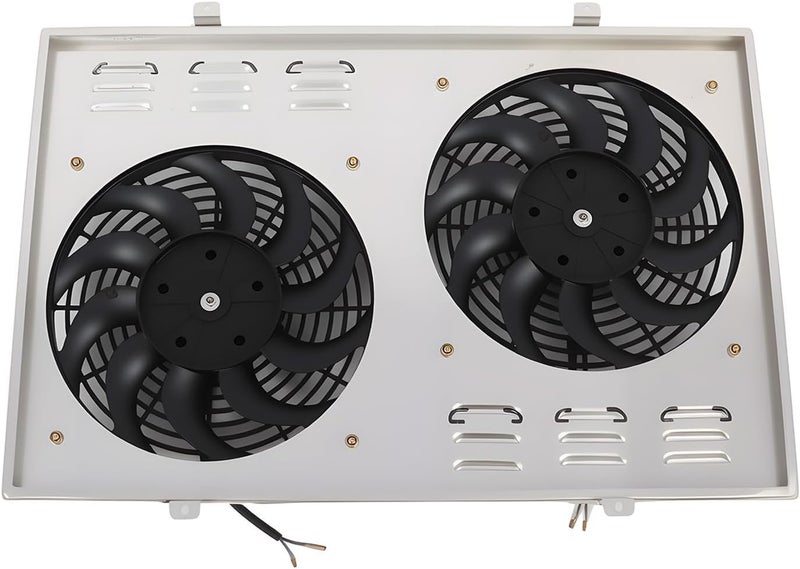 Assembroverse Radiator Fan Shroud Relay Kit Compatible with Camaro Nova Impala Malibu C10 C20 C30 K10 K20 K30 1966-1988 Replace CC162 CU162 Aluminum Electric Fan Shield - Image 5